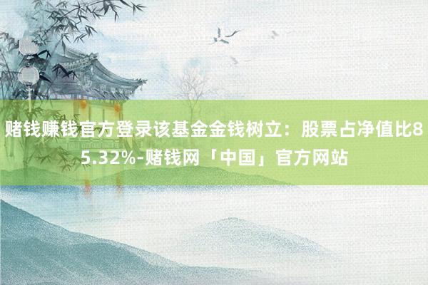 赌钱赚钱官方登录该基金金钱树立：股票占净值比85.32%-赌钱网「中国」官方网站