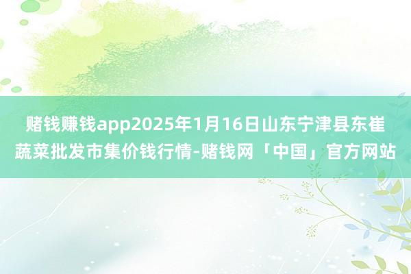 赌钱赚钱app2025年1月16日山东宁津县东崔蔬菜批发市集价钱行情-赌钱网「中国」官方网站